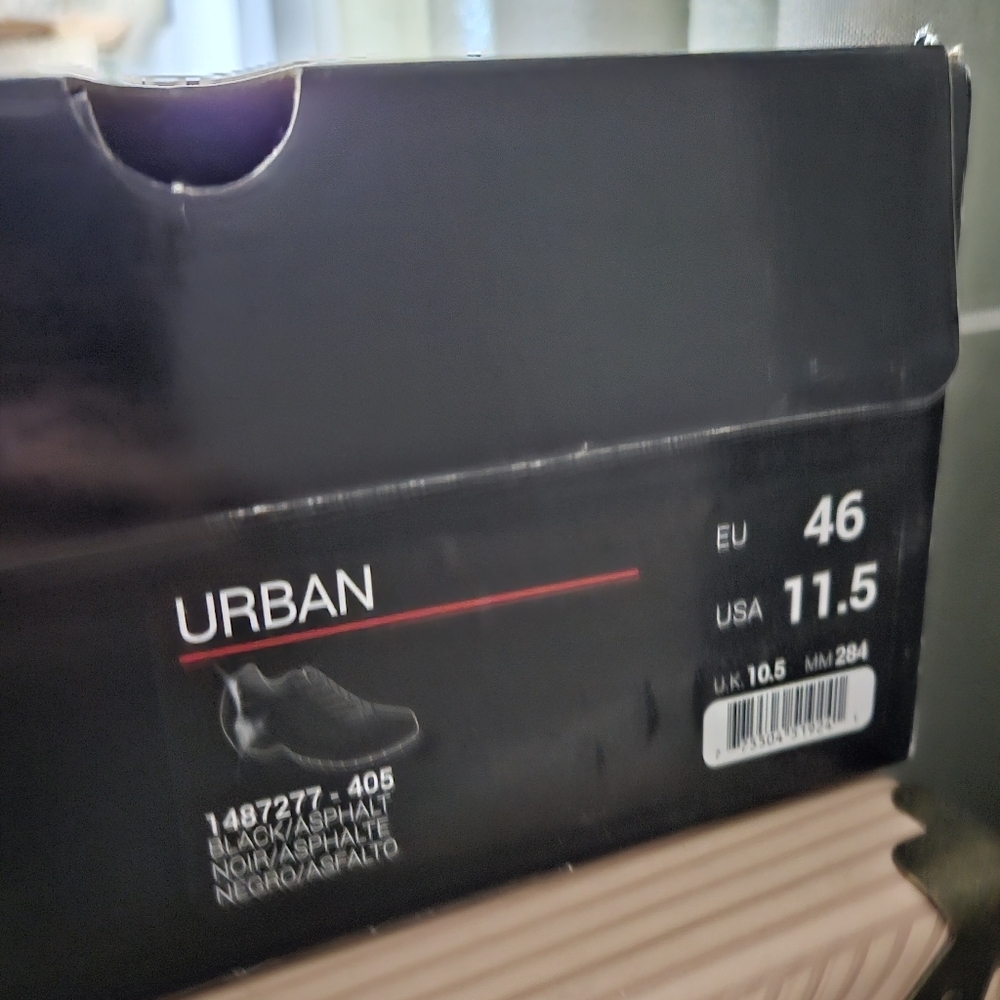 Garneau Men's Black Cycling Boots Shoes Urban Black Asphalt Cleats Echelon 11.5 - Picture 14 of 16